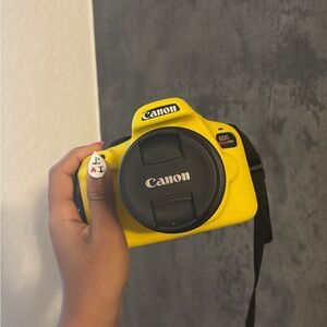 Canon Yellow and Black Digital Camera